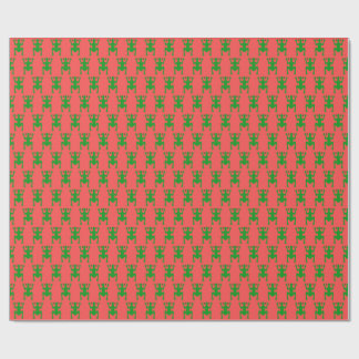 Boricua Coqui Christmas wrapping paper