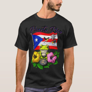 Boricua Coqui Frog Taino Puerto Rico Puerto Rican  T-Shirt