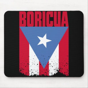 Boricua Flag Mouse Pad