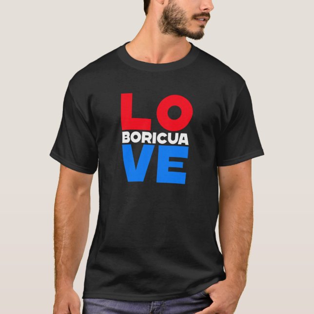 Boricua Love T-Shirt (Front)