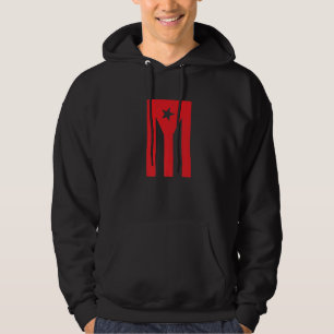 Boricua Pride Puerto Rico Red Vintage Puerto Rican Hoodie