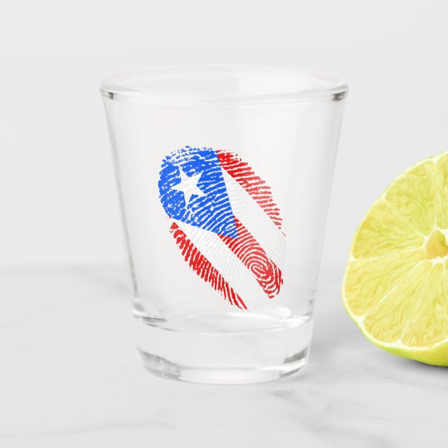 Boricua Shot Glass (Front)