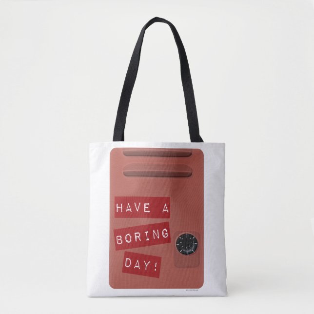  Boring Day High School Locker Angst Slogan  Tote Bag (Front)