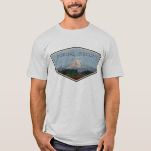 Boring, Oregon   Mt Hood Men's T-Shirt