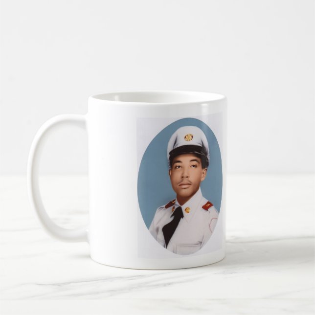 Borinqueneers Mug-Purple Heart & Photo Coffee Mug (Left)
