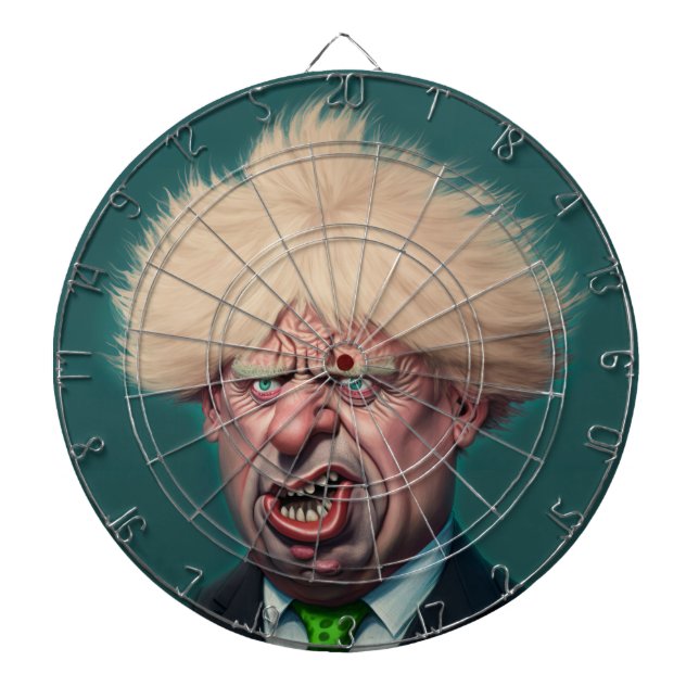 Boris Johnson Dartboard  (Front)
