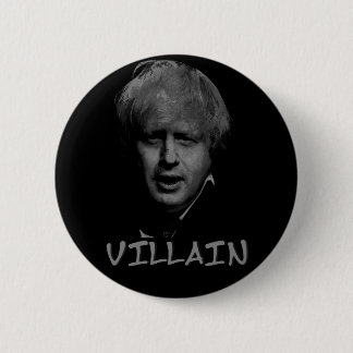boris johnson villain 2 inch round button