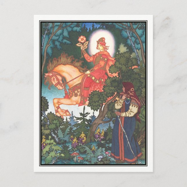 Boris Zvorykin - Vassilissa the Fair Postcard (Front)