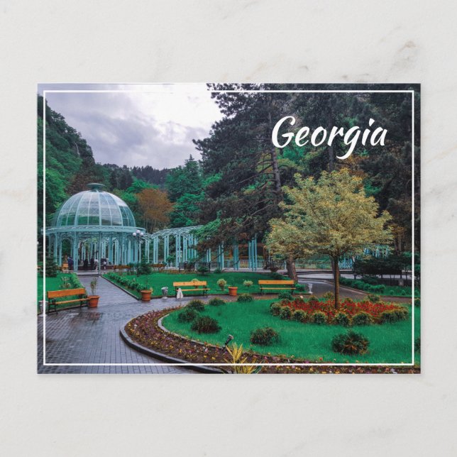 Borjomi Georgia Hot Springs Caucuses Mountains Postcard (Front)