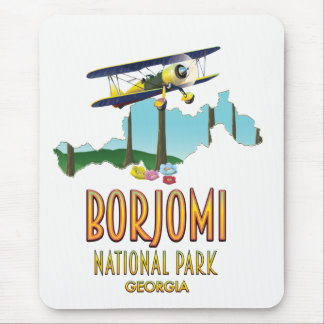 Borjomi National Park Georgia map Mouse Pad