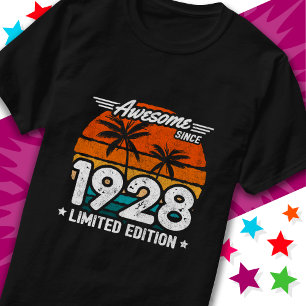 Born 1928 Limited Edition Retro Awesome Since 1928 T-Shirt