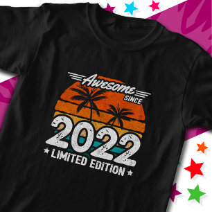 Born 2022 Limited Edition Retro Awesome Since 2022 T-Shirt
