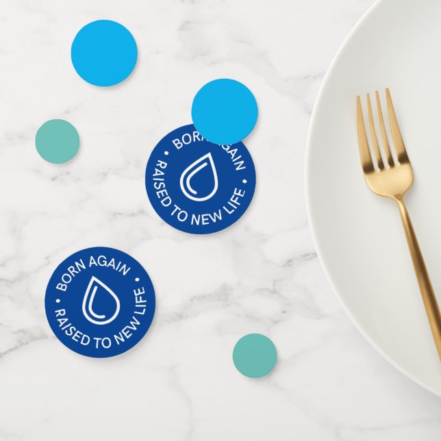 Born Again Baptism Table Confetti (Group)