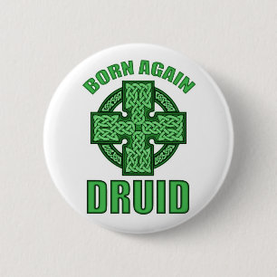 Born Again Druid 2 Inch Round Button