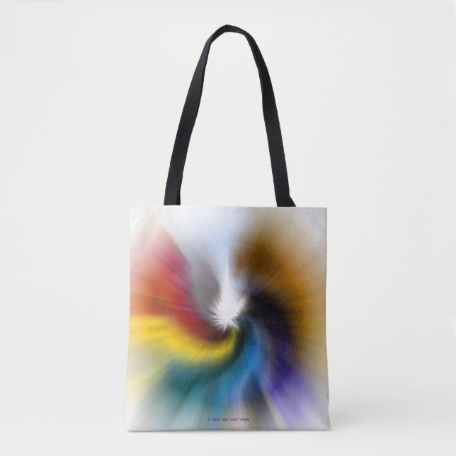 “Born-Again Rainbow” Tote Bag (Front)