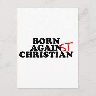 Born Against Christian Postcard
