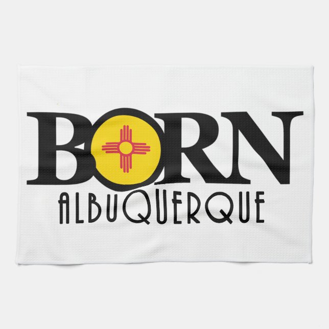 BORN Albuquerque Kitchen Towel (Horizontal)