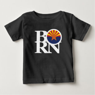 BORN Arizona (front print) Baby T-Shirt