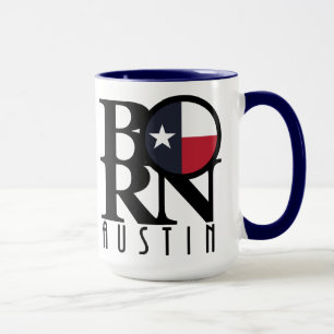 BORN Austin Texas 15oz Mug