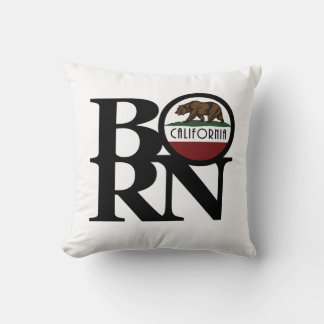 BORN California Throw Pillow