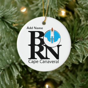 BORN Cape Canaveral Custom Ornament