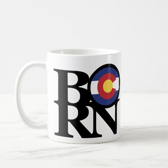 BORN Colorado 11oz Coffee Mug (Left)