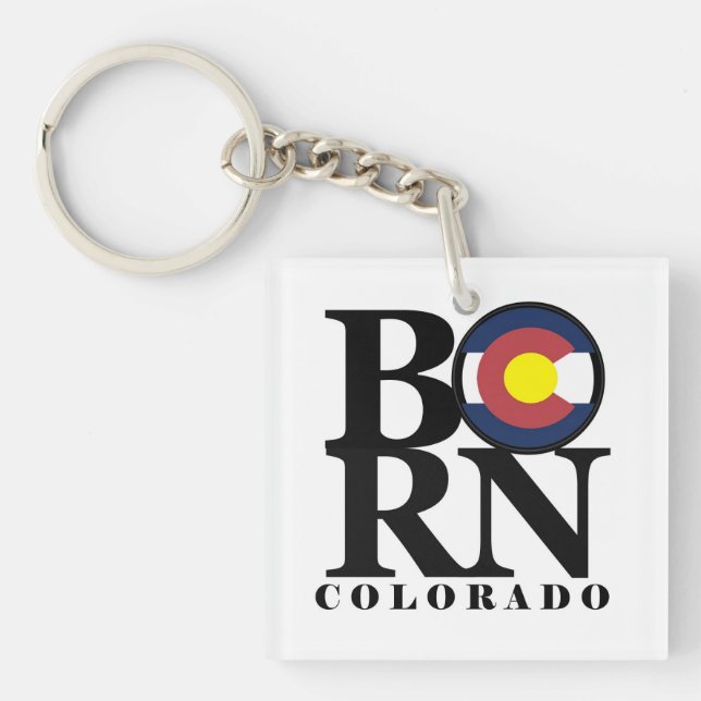 BORN Colorado Key Chain (Front)