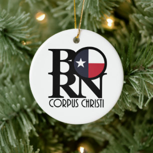 BORN Corpus Christi Ceramic Ornament