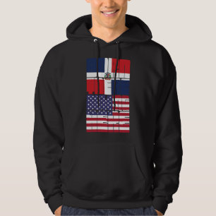 Born Dominican Republic Belong American Hoodie