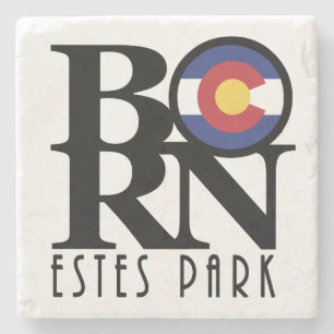 BORN Estes Park Stone Coaster
