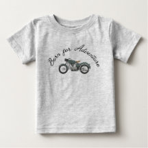 Born for Adventure: Motorcycle-Themed T-Shirt