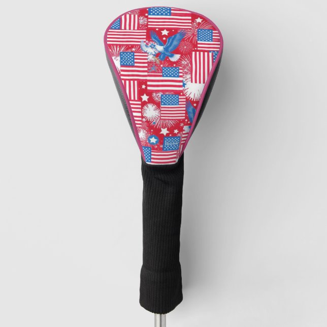 Born for Freedom Golf Head Cover (Front)