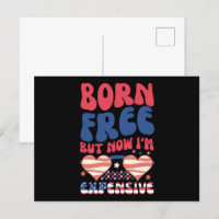 Born Free But Now I'm Expensive Funny 4th of July