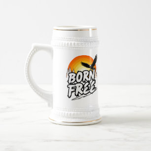 Born Free Eagle Graphic Mug