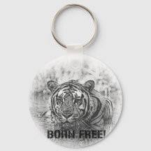 BORN FREE!  TIGER - BLACK / WHITE