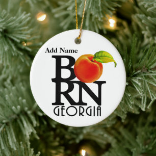 BORN Georgia Customizable Ornament