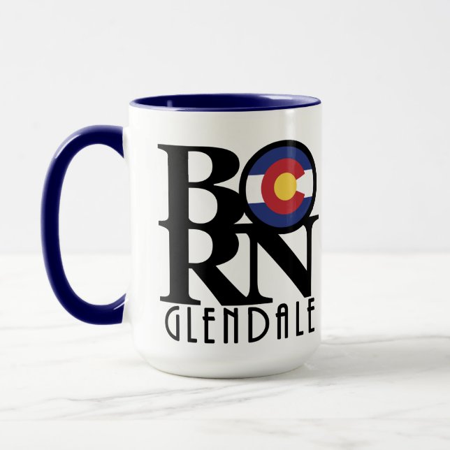 BORN Glendale Colorado 15oz Mug (Left)