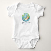 "Born Global" Baby Bodysuit