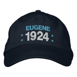 Born in 1924 or Any Year 90th Birthday V05G NAVY Embroidered Hat