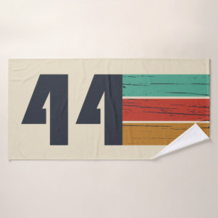 born in 1944 vintage birthday bath towel