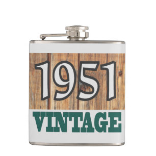 Born in 1951 hip flask