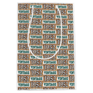 Born in 1952 medium gift bag