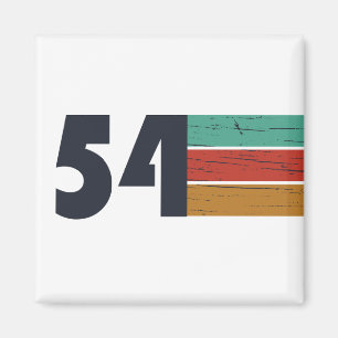 born in 1954 vintage birthday magnet