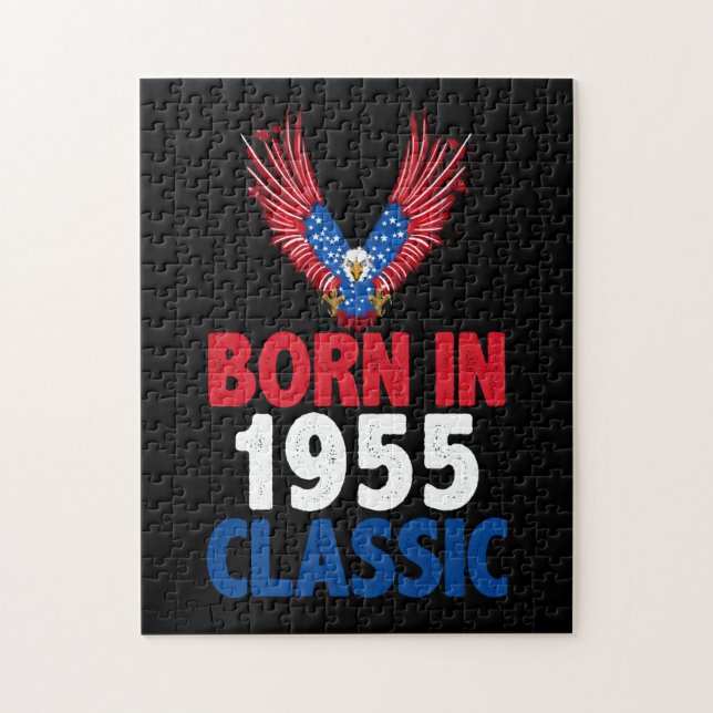 Born In 1955 Classic Jigsaw Puzzle (Vertical)