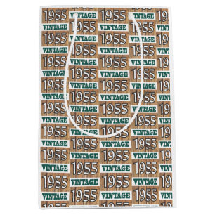 Born in 1955 medium gift bag