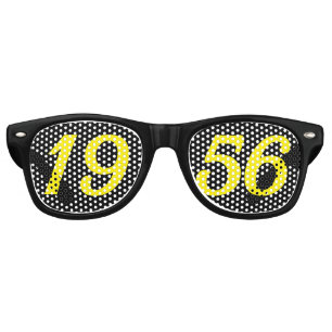 Born in 1956 70th birthday fun shades sunglasses