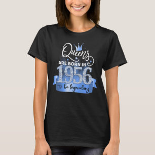 Born in 1956 I Festive Black Blue Party Outfit & A T-Shirt