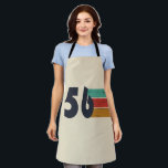 Born in 1956 vintage 70th birthday gift apron<br><div class="desc">Add some originality to your wardrobe with this vintage sunset birthday graphic design featuring an awesome typography font. It's a great gift idea for men,  women,  husbands,  wives,  grandmothers,  and grandfathers who will love this unique artwork. The perfect funny holiday present for a happy birthday party.</div>