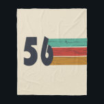 Born in 1956 vintage 70th birthday gift fleece blanket<br><div class="desc">Add some originality to your wardrobe with this vintage sunset birthday graphic design featuring an awesome typography font. It's a great gift idea for men,  women,  husbands,  wives,  grandmothers,  and grandfathers who will love this unique artwork. The perfect funny holiday present for a happy birthday party.</div>