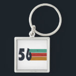 Born in 1956 vintage 70th birthday gift keychain<br><div class="desc">Add some originality to your wardrobe with this vintage sunset birthday graphic design featuring an awesome typography font. It's a great gift idea for men,  women,  husbands,  wives,  grandmothers,  and grandfathers who will love this unique artwork. The perfect funny holiday present for a happy birthday party.</div>